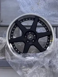 か*様 WORK 18インチ アルミホイール マットブラック 4本のサムネイル