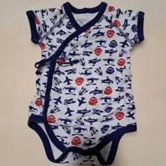 ベベ ベビー半袖肌着 70cm 半袖ロンパース ボディスーツ