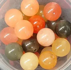 B199　ソルトソースアゲート　塩源瑪瑙　8〜8.5ミリ