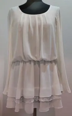 美品　袖プリーツ チュニック Mサイズ