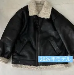 Ungrid フェイクムートンボアブルゾン