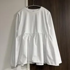 新品　coca 異素材切り替え長袖Tシャツ　M