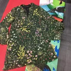 ZARAのシフォンチュニックワンピース