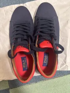 Polo Ralph Lauren スニーカー ネイビー レッドのサムネイル