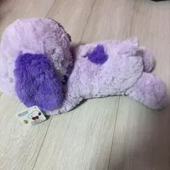 未使用 スヌーピー 紫色 犬型 ぬいぐるみ