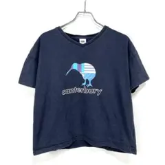 Canterbury 半袖Tシャツ ネイビー キウイロゴ ラグビー レディースMのサムネイル