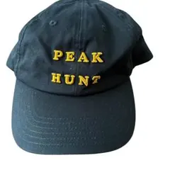 新品タグ NANGA ナンガ PEAK HUNT 刺繍 キャップ ネイビー 帽子のサムネイル