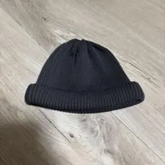 【新品未使用】RoToTo コットンロールアップビーニー／D.グレー 日本製