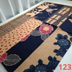 柿渋染め=半幅50㎝×8柄セット　123