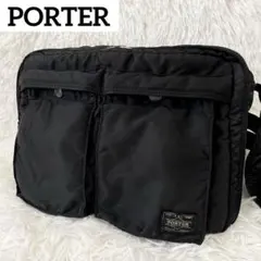 人気　PORTER TANKER 2層式　ショルダーバッグ　Lサイズ　斜めがけ
