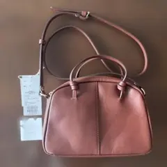 ラシット　russet　レザー2wayミニボストン　茶色