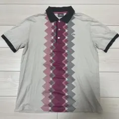 LACOSTE 幾何学模様 ポロシャツ サイズ3