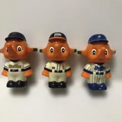 サトウ製薬　サトちゃん　野球選手　ソフビ貯金箱　非売品　3体セット　ノベルティ品