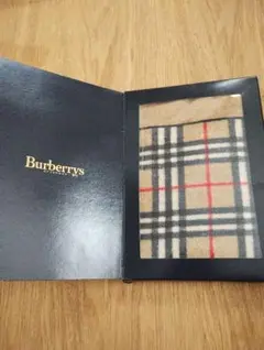 Burberrys タータンチェック　タオル ハンカチ　新品箱入　ミニテリー