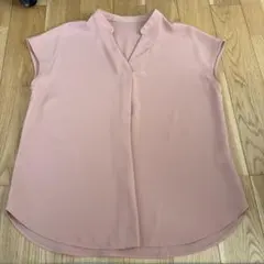 GU ノースリーブシャツ S ピンク