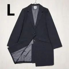 【L】チェスターコート フォーマル 通勤 通学 カジュアル アウター ロング