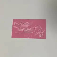 TWICE WORLDTOUR メッセージカード モモ