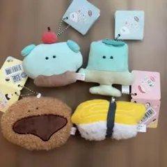 つぶらな瞳のぬいぐるみキーホルダー 4種セットのサムネイル