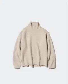 UNIQLO スフレヤーンハイネックセーターのサムネイル