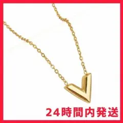 ゴールド V字型 ネックレス
