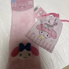サンリオ マイメロディ フェイスタオル＆巾着