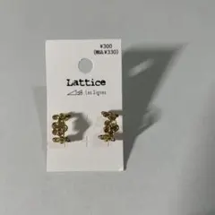 Lattice Les Signes フラワーピアス