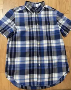 ポロ　ラルフローレン Ralph Lauren 160 半袖チェックシャツ