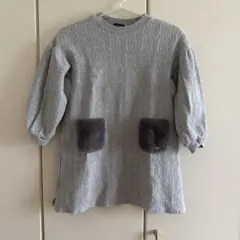 Bebe グレーのワンピース 130サイズ