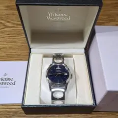 【値下げ】Vivienne Westwood メンズウォッチ アーガイルブルー