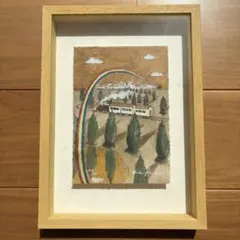 Eiki Kawamoto 版画「虹のアーチ」148/200 額装 証明書付き