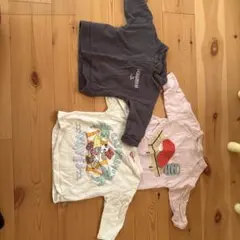 キャラクターTシャツ3枚セット 80センチ