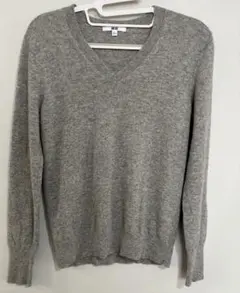 【美品】UNIQLO/ユニクロ カシミヤセーター レディースＬカシミヤ100%