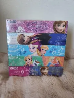 スコッティ ティッシュペーパー　アナと雪の女王