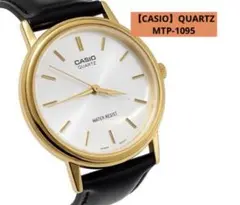 【✨美品✨】CASIO クォーツ 腕時計 ゴールド/シルバー　黒ベルトレディースのサムネイル