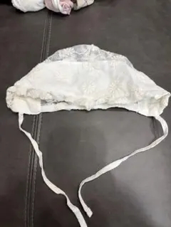 아기 레이스 보닛 화이트