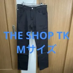 【新品】THE SHOP TK メンズパンツ ダークグレー　Mサイズのサムネイル