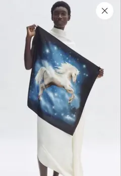ステラマッカートニー H&M コラボ チェリープリント シルクブレンド