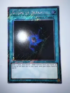 闇の誘惑　1st プラチナムシークレット　英語　遊戯王