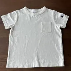 Champion Tシャツ 110cm ホワイト ポケット付き