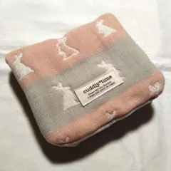 限定カラフルうさぎ☆12重ガーゼ☆大きめハーフハンカチ