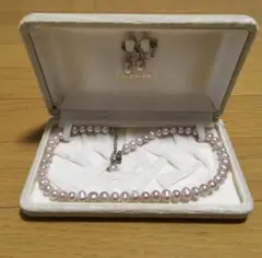 パールネックレス＆イヤリングセット