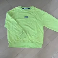 蛍光イエローロゴトレーナー