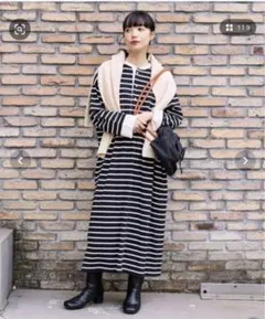 値下げ⭐︎フリークスストア　タウンクラフト　長袖ワンピース