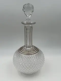 baccarat1890年代クリスタル小物入れ アクセサリーケース ゴールド金具