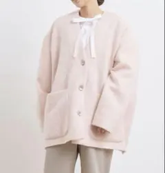 2025年最新】YORI ウールモヘアシャギージャケット ベビーピンクの人気