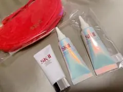 SK-II ジェノプティクス インフィニットオーラエッセンス クレンザー、ポーチ