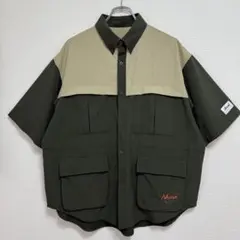 ナンガ　BAYFLOW Mt.&Sea 半袖シャツ ワークシャツ　Lのサムネイル