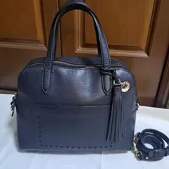 コールハーン ペイソン サッチェル 2way ショルダーバッグ 黒 ブラック