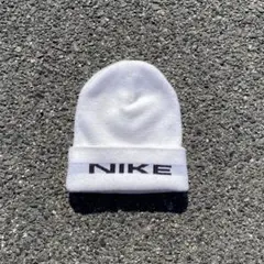 00s 90s NIKE センターロゴ ニット帽 希少　vintage y2k