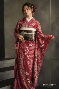 売約済み【Classic Style】★★正絹紅型振袖7点フルセット★★ 美品 正絹紅型振袖7点フルセット 古典柄 成人式 Lサイズ - メルカリ